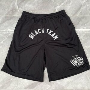 Men's N3 Sport Wild’n Out Nick Cannon “Black Team” Basketball Shorts Large